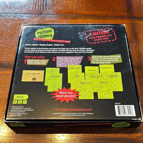 Rotten Apples Adult Party Game - Picture 2 of 7